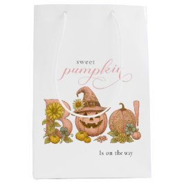 Sweet Little patch pumpkin florals がやってくる ミディアムペーパーバッグ