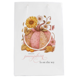 Sweet Little patch pumpkin florals がやってくる ミディアムペーパーバッグ