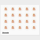 Sweet Little patch pumpkin florals がやってくる ラウンドシール (シート)