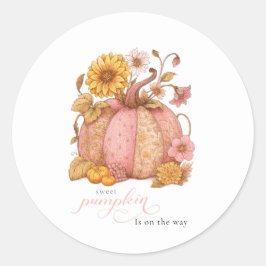 Sweet Little patch pumpkin florals がやってくる ラウンドシール