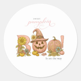 Sweet Little patch pumpkin florals がやってくる ラウンドシール