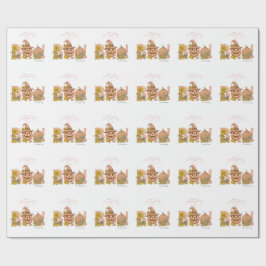 Sweet Little patch pumpkin florals がやってくる ラッピングペーパー
