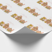 Sweet Little patch pumpkin florals がやってくる ラッピングペーパー (角)