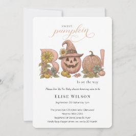 Sweet Little patch pumpkin florals がやってくる 招待状