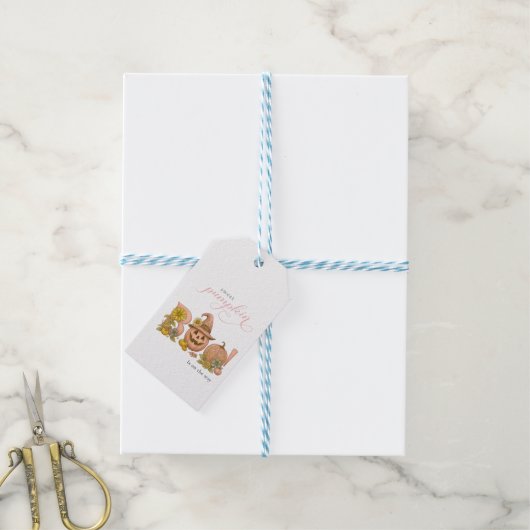 Sweet Little patch pumpkin florals is on the way ギフトタグ (より糸付き)