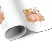 Sweet Little patch pumpkin florals is on the way ラッピングペーパー (ロールコーナー)