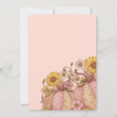 Sweet Little patch pumpkin florals is on the way 招待状 (裏面)