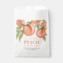 Sweet Little Peach Baby Shower フェイバーバッグ