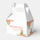 Sweet Little Peach Baby Shower  フェイバーボックス (裏面サイド)