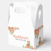 Sweet Little Peach Baby Shower  フェイバーボックス (オープン)