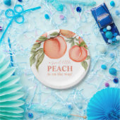 Sweet Little Peach Baby Shower  ペーパープレート (パーティー)