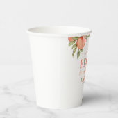 Sweet Little Peach Baby Shower  紙コップ (右)