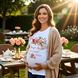 Sweet Little Peach Mommy Tシャツ