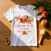 Sweet Little Peach Mommy Tシャツ