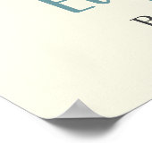  Sweet Little Peanut is on the way Baby shower ポスター (角)