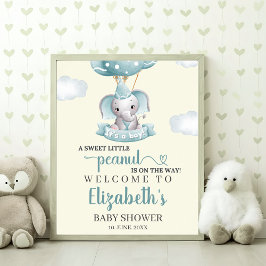 Sweet Little Peanut is on the way Baby shower ポスター