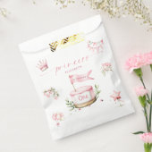 Sweet Little Princess Pink Cake 1st Birthday フェイバーバッグ (封をした状態)