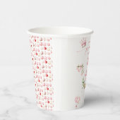 Sweet Little Princess Pink Cake 1st Birthday 紙コップ (右)