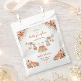 Sweet Little Pumpkin Autumn ベビーシャワー フェイバーバッグ