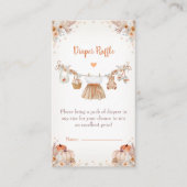 Sweet Little Pumpkin Autumn Baby Shower エンクロージャーカード (正面)