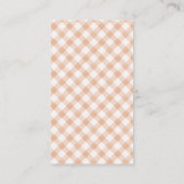 Sweet Little Pumpkin Autumn Baby Shower エンクロージャーカード (裏面)