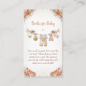 Sweet Little Pumpkin Autumn Baby Shower エンクロージャーカード (正面)