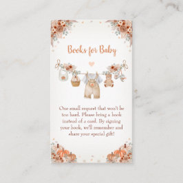 Sweet Little Pumpkin Autumn Baby Shower  エンクロージャーカード