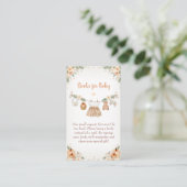 Sweet Little Pumpkin Autumn Baby Shower エンクロージャーカード (スタンド正面)