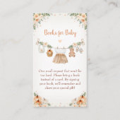 Sweet Little Pumpkin Autumn Baby Shower エンクロージャーカード (正面)