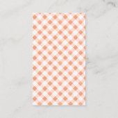 Sweet Little Pumpkin Autumn Baby Shower  エンクロージャーカード (裏面)