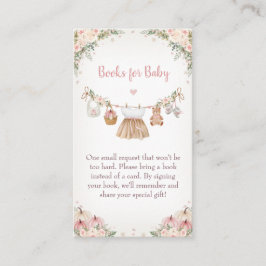 Sweet Little Pumpkin Autumn Baby Shower エンクロージャーカード