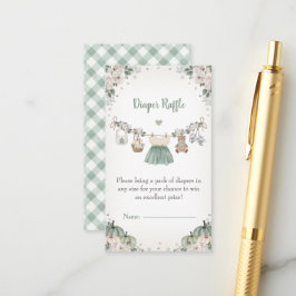 Sweet Little Pumpkin Autumn Baby Shower エンクロージャーカード