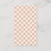 Sweet Little Pumpkin Autumn Baby Shower  エンクロージャーカード (裏面)