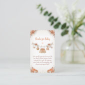 Sweet Little Pumpkin Autumn Baby Shower  エンクロージャーカード (スタンド正面)