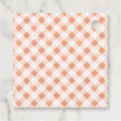 Sweet Little Pumpkin Autumn Baby Shower フェイバータグ (裏面)