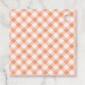 Sweet Little Pumpkin Autumn Baby Shower フェイバータグ (裏面)