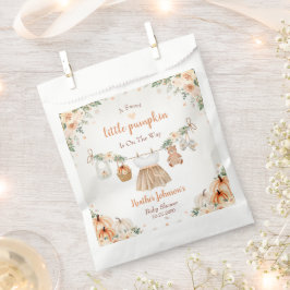 Sweet Little Pumpkin Autumn Baby Shower フェイバーバッグ