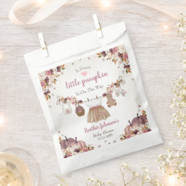 Sweet Little Pumpkin Autumn Baby Shower フェイバーバッグ