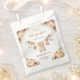 Sweet Little Pumpkin Autumn Baby Shower フェイバーバッグ