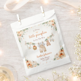 Sweet Little Pumpkin Autumn Baby Shower フェイバーバッグ