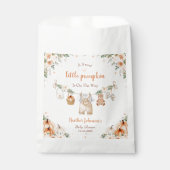 Sweet Little Pumpkin Autumn Baby Shower フェイバーバッグ (正面)