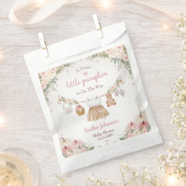 Sweet Little Pumpkin Autumn Baby Shower フェイバーバッグ