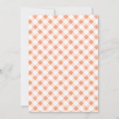 Sweet Little Pumpkin Autumn Baby Shower Invitation 招待状 (裏面)