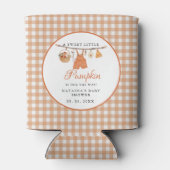 Sweet Little Pumpkin Fall ベビーシャワー 缶クーラー (裏面)