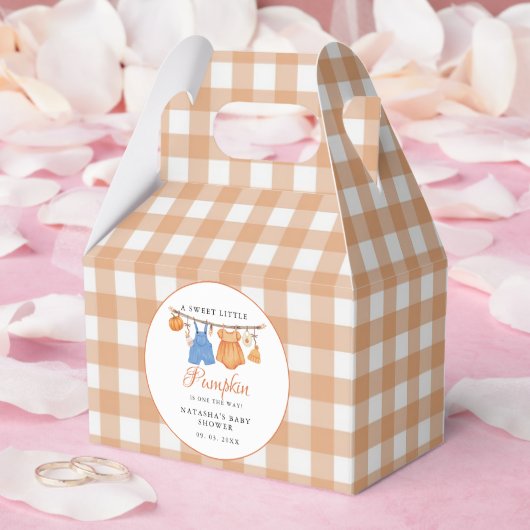 Sweet Little Pumpkin Fall baby shower フェイバーボックス (ウェディング)