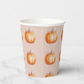 Sweet Little Pumpkin Girl Baby Shower  紙コップ (右)