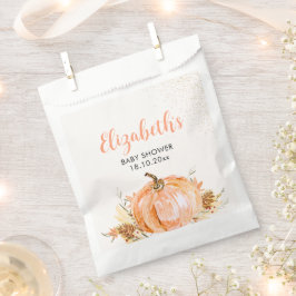 Sweet Little Pumpkin is on her Way, Baby Shower フェイバーバッグ