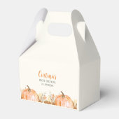 Sweet Little Pumpkin is on her Way, Baby Shower フェイバーボックス (正面サイド)