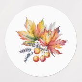 Sweet little pumpkin is on the way ラベル (デザイン2)