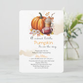 Sweet Little pumpkin latte is on the way 招待状 (スタンド正面)